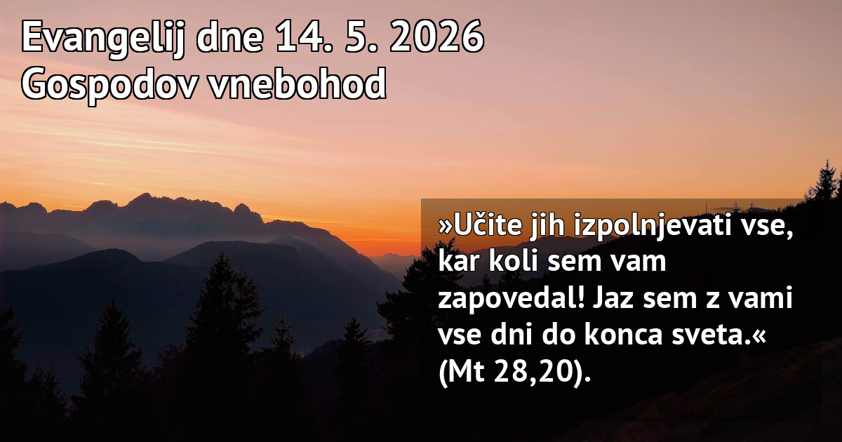 Dnevna božja beseda | Hozana.si