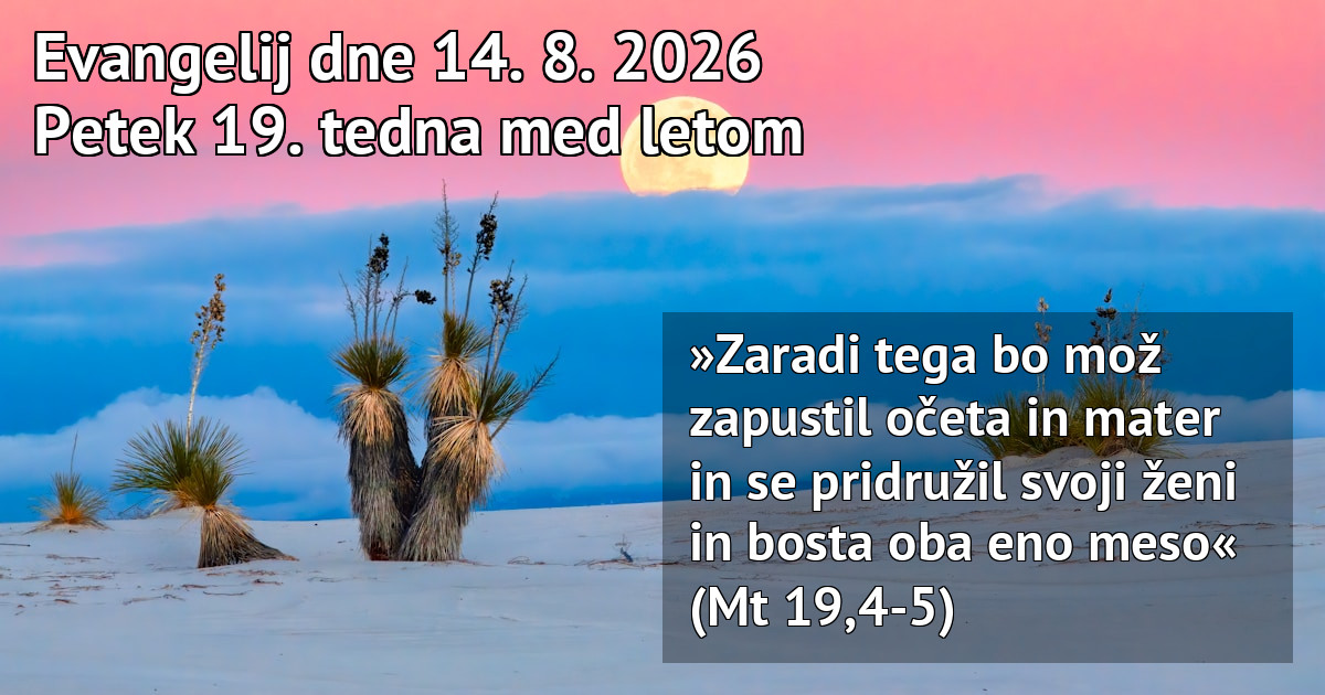 Dnevna božja beseda | Hozana.si