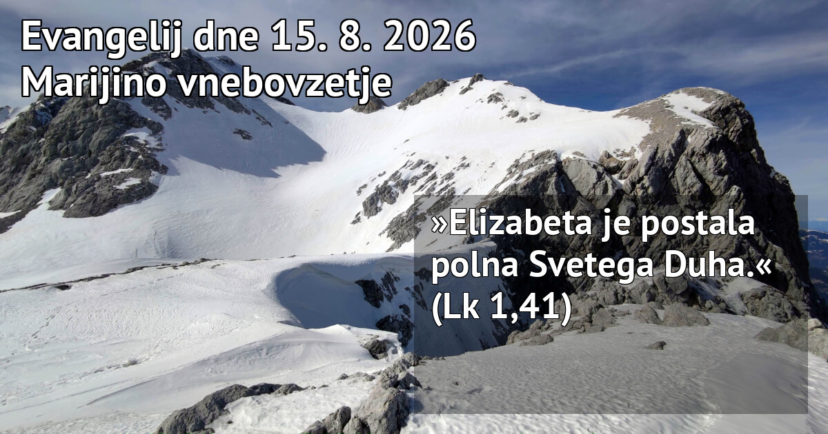 Dnevna božja beseda | Hozana.si