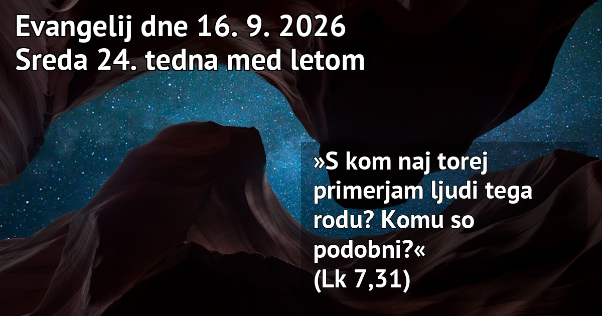 Dnevna božja beseda | Hozana.si